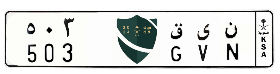 لوحة ن ى ق 503